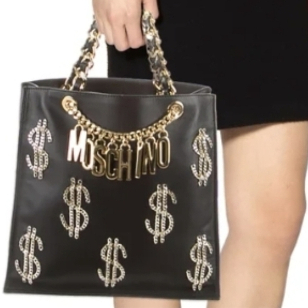 Moschino Dollar Sign Chain Bag (Super Rare) FIRM